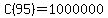 C%2895%29=1000000