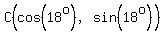 C%28cos%2818%5Eo%29%2Csin%2818%5Eo%29%29
