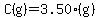 C%28g%29+=+3.50%28g%29