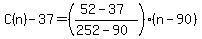 C%28n%29-37=%28%2852-37%29%2F%28252-90%29%29%28n-90%29