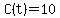 C%28t%29=10