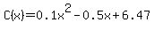 C%28x%29=0.1x%5E2-0.5x%2B6.47