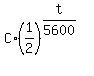 C%2A%281%2F2%29%5E%28t%2F5600%29