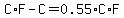 C%2AF-C=0.55%2AC%2AF