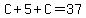 C%2B5%2BC=37
