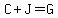 C%2BJ+=+G