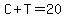 C%2BT=20