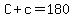 C%2Bc=180