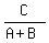 C%2F%28A+%2B+B%29