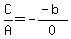 C%2FA=-%28-b%29%2F0