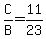 C%2FB+=+11%2F23