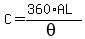 C=%28360%2AAL%29%2Ftheta