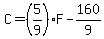 C=%285%2F9%29F-160%2F9