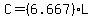 C=%286.667%29L
