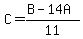 C=%28B-%2414A%29%2F%2411