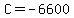 C=-6600