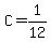 C=1%2F12