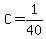 C=1%2F40