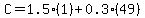 C=1.5%281%29%2B0.3%2849%29
