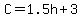 C=1.5h%2B3