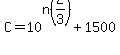 C=10%5En%282%2F3%29%2B1500