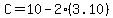 C=10-2%283.10%29