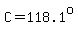C=118.1%5Eo