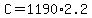 C=1190%2A2.2