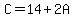 C=14%2B2A
