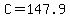 C=147.9
