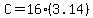 C=16%283.14%29