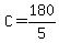 C=180%2F5