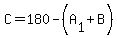 C=180-%28A%5B1%5D%2BB%29