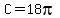 C=18pi