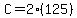 C=2%28125%29