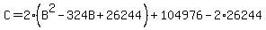 C=2%28B%5E2-324B%2B26244%29%2B104976-2%2A26244%29