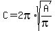 C=2pi%2Asqrt%28A%2Fpi%29