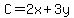 C=2x%2B3y