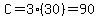 C=3%2830%29=90