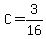 C=3%2F16