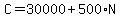 C=30000%2B500%2AN