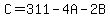 C=311-4A-2B