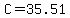 C=35.51