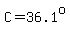 C=36.1%5Eo