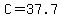C=37.7