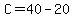 C=40-20