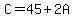 C=45%2B2A