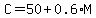 C=50%2B0.6%2AM