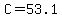 C=53.1