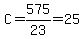 C=575%2F23=25